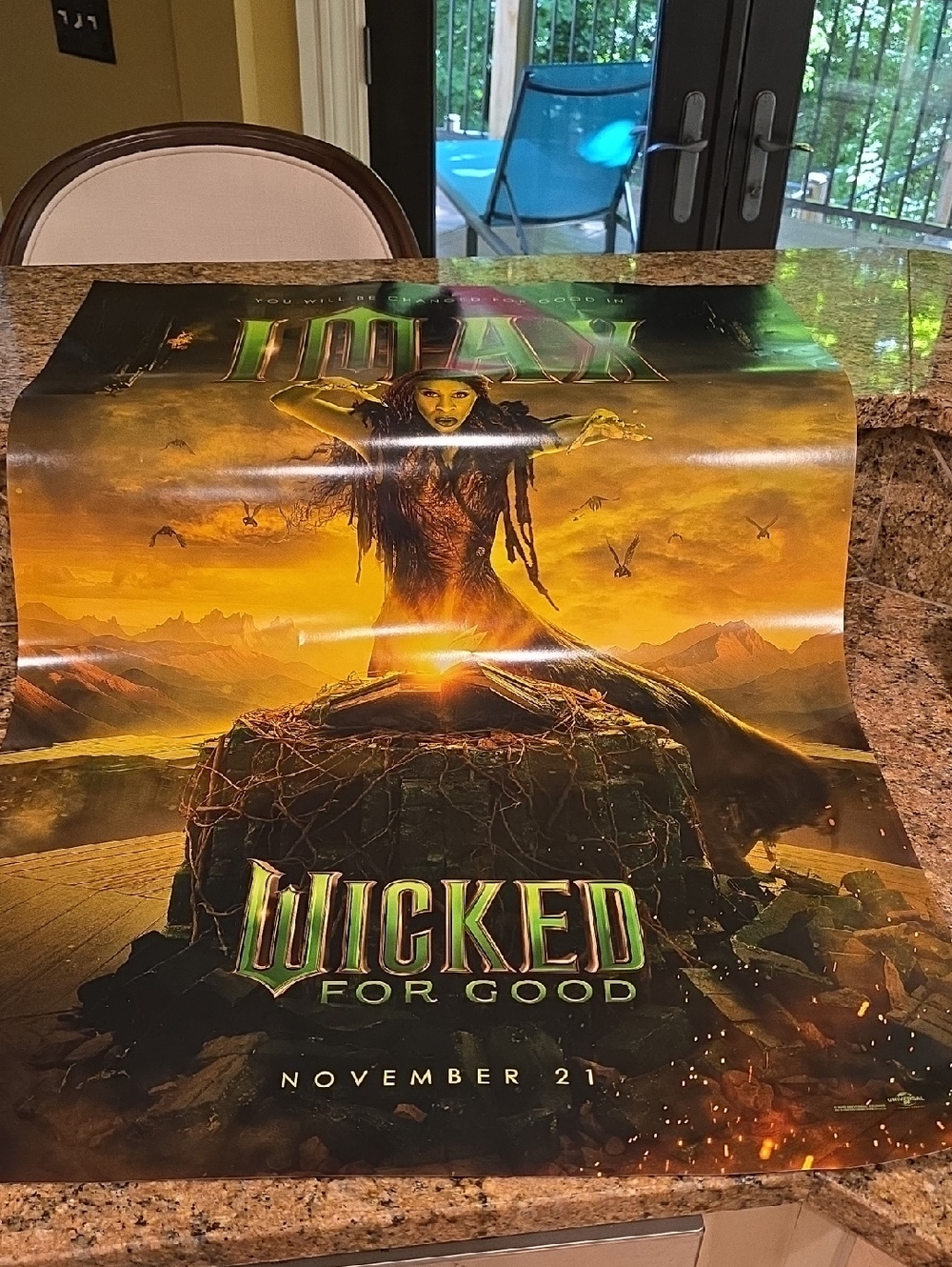 Wicked For Good Movie Theater Merch Bundle With Poster - Picture 7 of 10